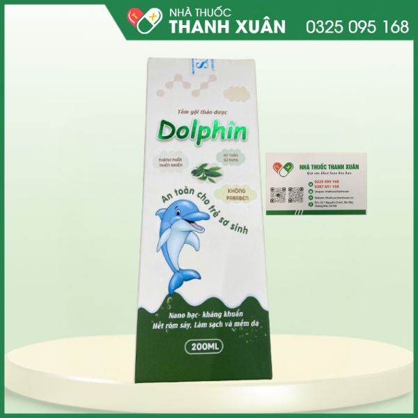 Tắm gội thảo dược Dolphin - Làm sạch, làm dịu da